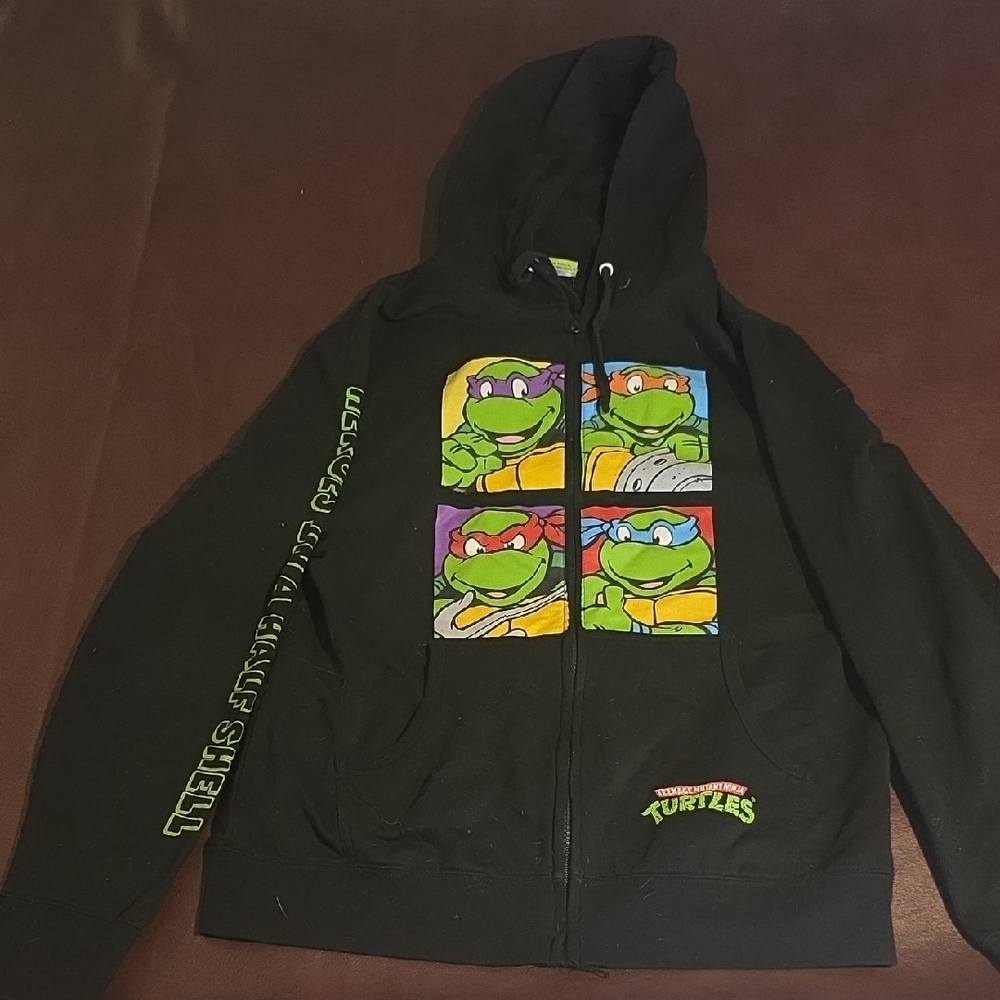 Teenage Mutant Ninja Turtles Black Zip Hoodie